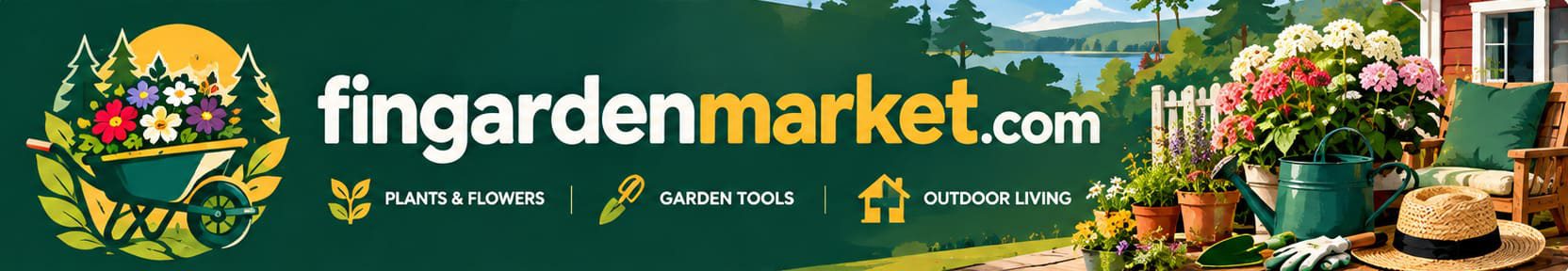 Fin Garden Market – Puutarhatarvikkeet, Kasvit, Siemenet ja Puutarhatyökalut